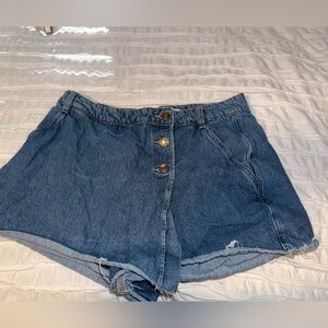Zara Classic Blue Denim Shorts